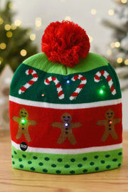 Christmas LED Light Knitted Hat