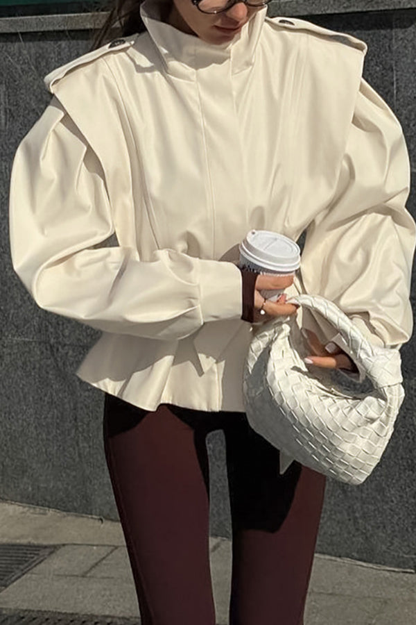 Stylish Long-sleeved Belted Casual Loose Jacket