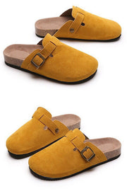 Flat Half Slippers Casual Outer Wear Round Toe Half Slippers