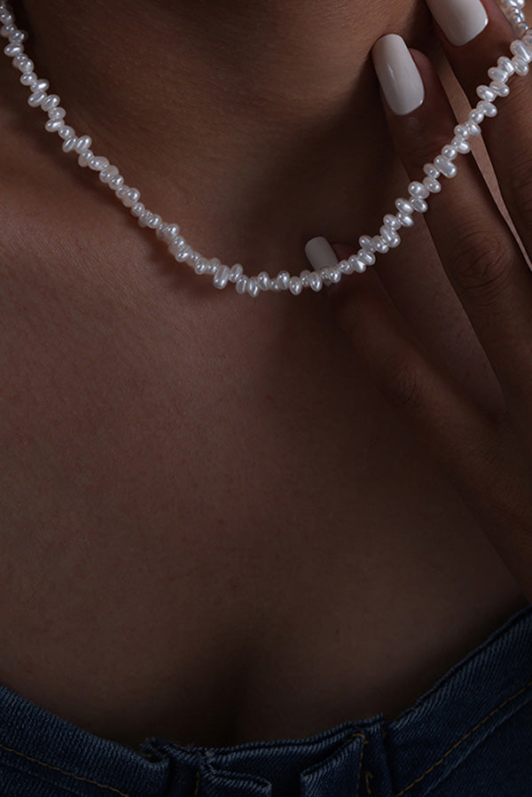 Gentle and Elegant Imitation Pearl Versatile Necklace