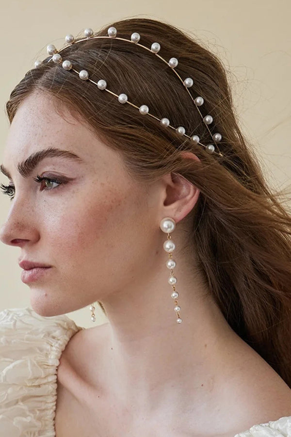 Fashion Simple Pearl Headband