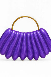 Simple Acrylic Wave-shaped Clutch Bag