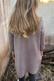 Solid Color Casual Hooded Long Sleeve Pocket Loose Jacket