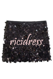 Fashion Sequin Sexy Slim Mini Skirt