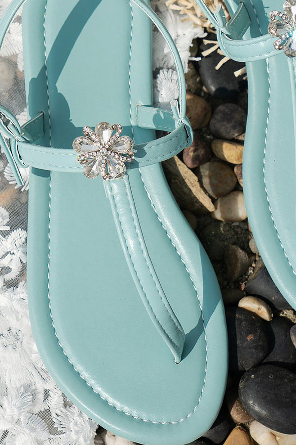 Summer Simple Fairy Style Flat Roman Sandals