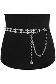 Alfred Rhinestone Chain Belt