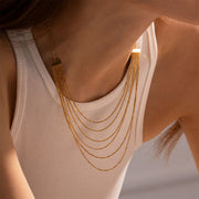 Stainless Steel Layered Necklace