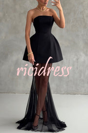 Modern Day Glam Off Shoulder Corset Waisted Mini Dress