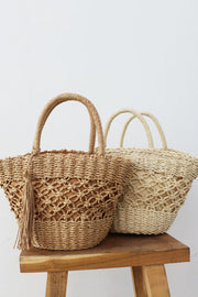 Ins Style Retro Hollow Straw Bag