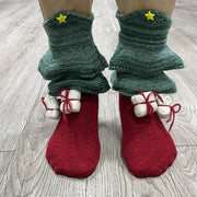 Comfy & Warm Knitted Socks Christmas Colorblock Socks