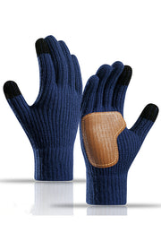 Outdoor Cycling Non-slip and Cold-proof Knitted Touchscreen Gloves