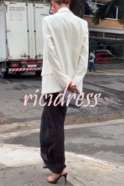 Autumn Avenue Chiffon See-Through Elastic Waist Aladdin Bloomers Pants