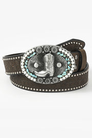 Retro Western Cowboy Style Waist Belt