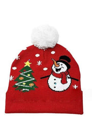 Christmas LED Light Knitted Hat