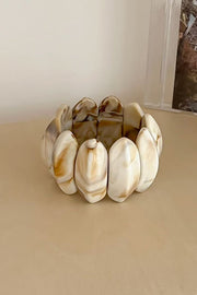 Fashionable Acrylic Oval Elastic Bracelet