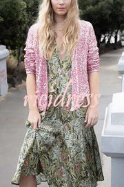 I'm Down To Party Sequin Open Front Crop Jacket