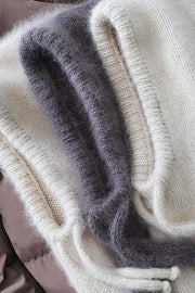 Stylish and Warm Neck Warmer One-piece Knitted Wool Hat