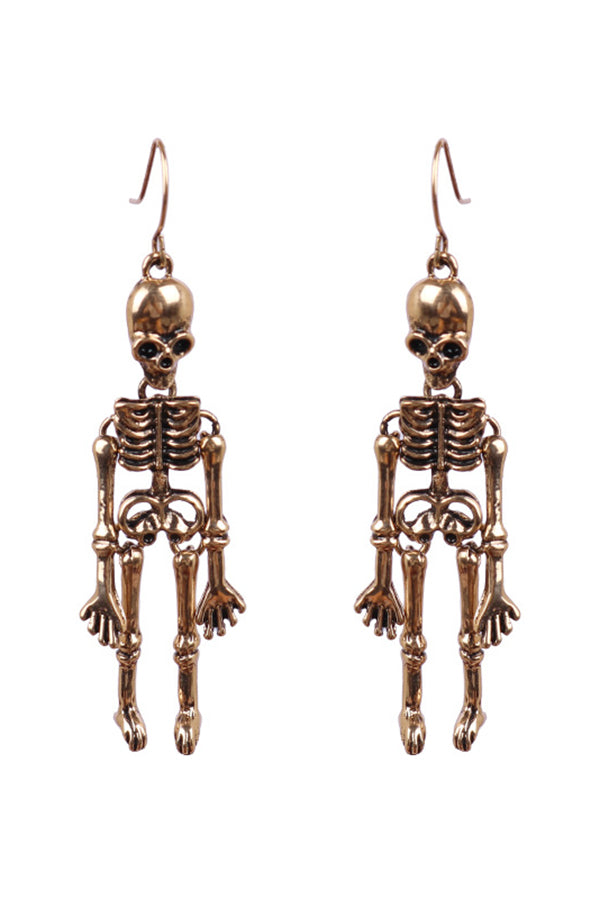 Halloween Dark Style Skull Earrings