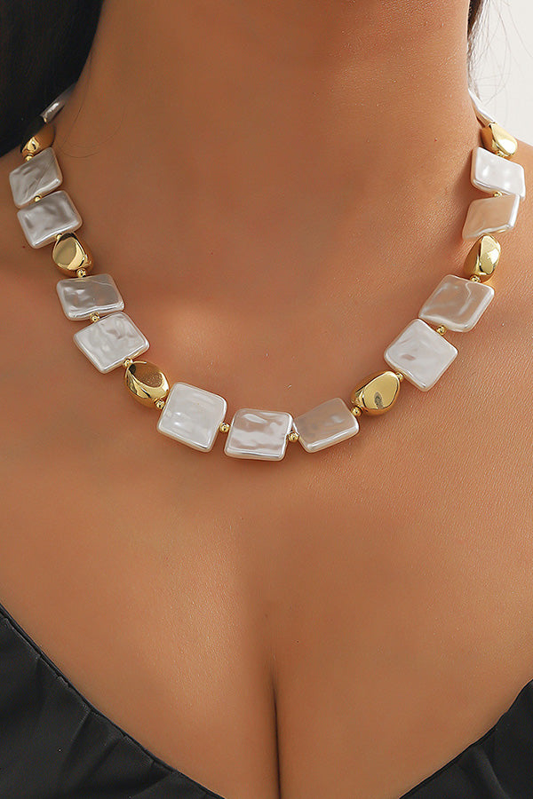 Elegant and Versatile Baroque Pearl Necklace