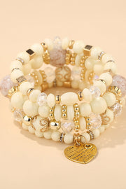 Stylish Bohemian Multi-Layer Crystal Beaded Bracelet