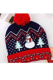Christmas LED Light Knitted Hat