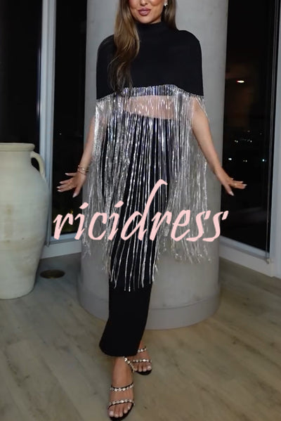New Level High Waist Side Zipper Slit Midi Skirt