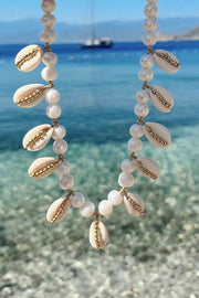 Elegant Pearl Shell Necklace