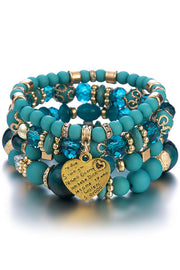 Stylish Bohemian Multi-Layer Crystal Beaded Bracelet