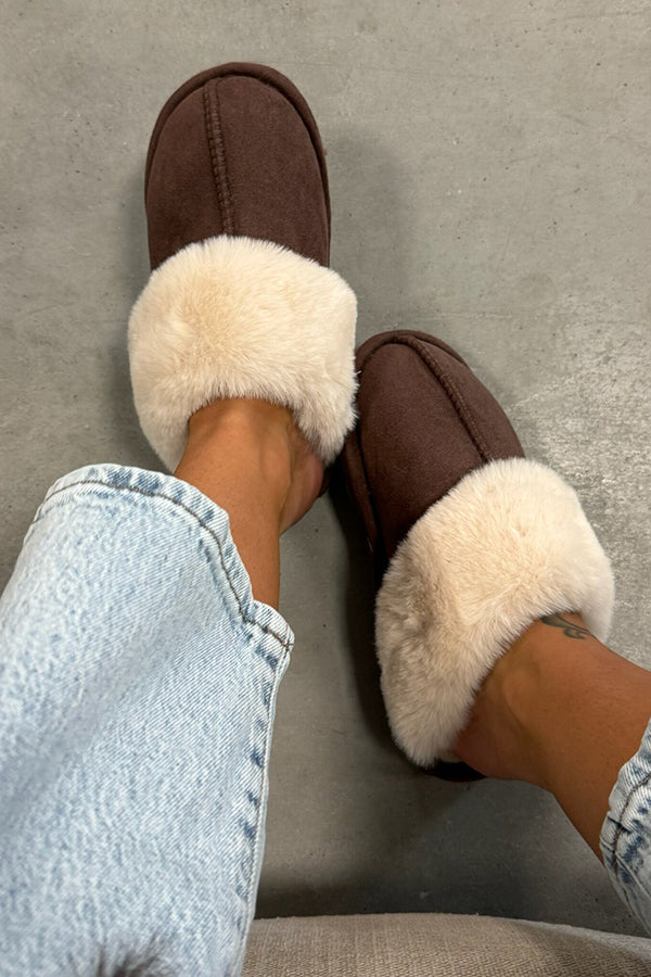 Warm Home Plush Cotton Slippers