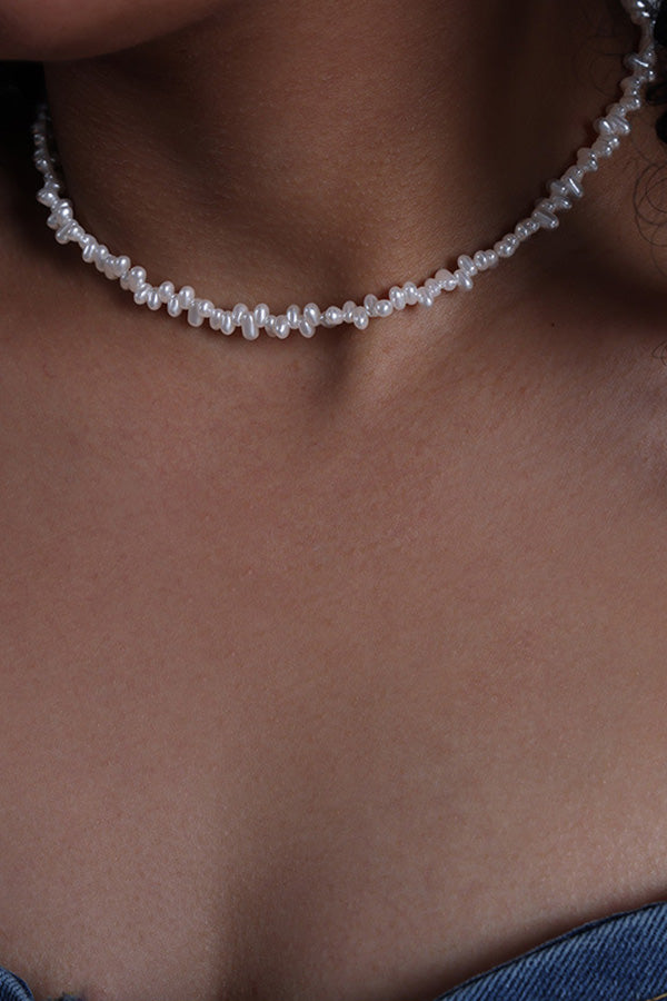 Gentle and Elegant Imitation Pearl Versatile Necklace