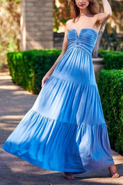 Sexy Sleeveless Off-shoulder Braided Elegant Maxi Dress