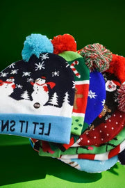 Christmas LED Light Knitted Hat