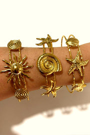 Fashionable Marine Style Stainless Steel Open Bracelet