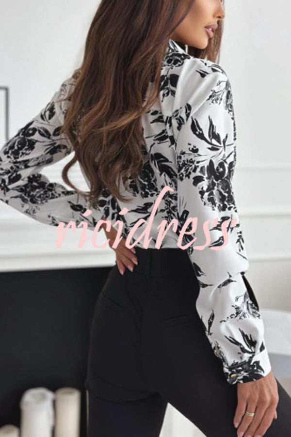 Fashion Printed Long Sleeve Casual Shirt