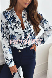 Fashion Printed Long Sleeve Casual Shirt