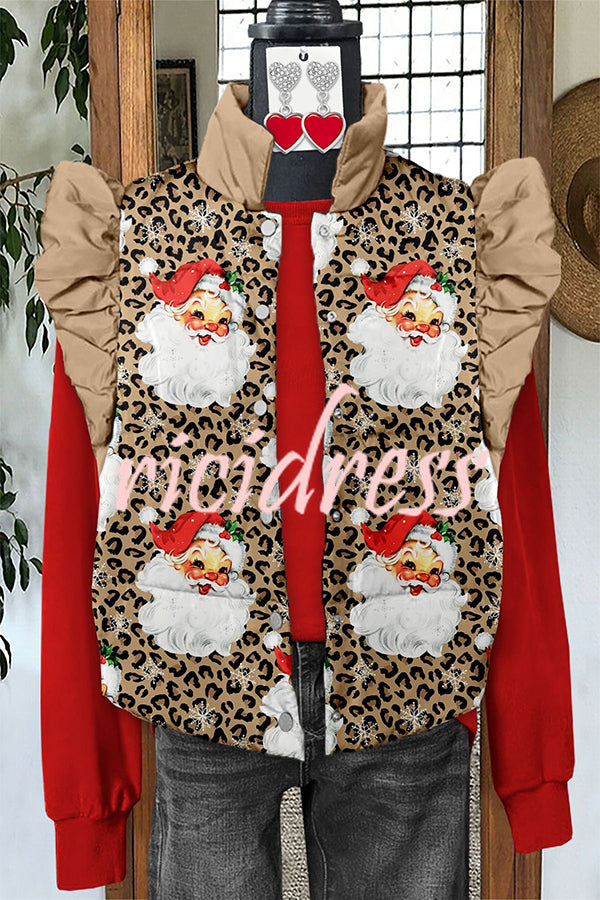 Unique Print Stand Collar Flying Sleeves Casual Jacket