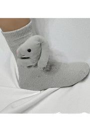New Plush Knitted Animal Floor Socks