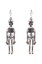 Halloween Dark Style Skull Earrings