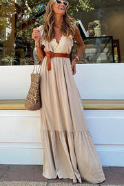 Ticket To Love Lace A Line Maxi Dress
