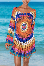 Malibu Dreaming Colorful Sun Protection Cover Up