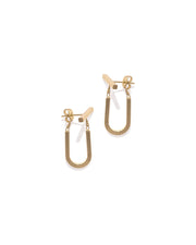 Gold Chain Link Earrings