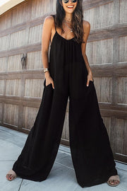 Classic Silhouette Pocketed Jumpsuit